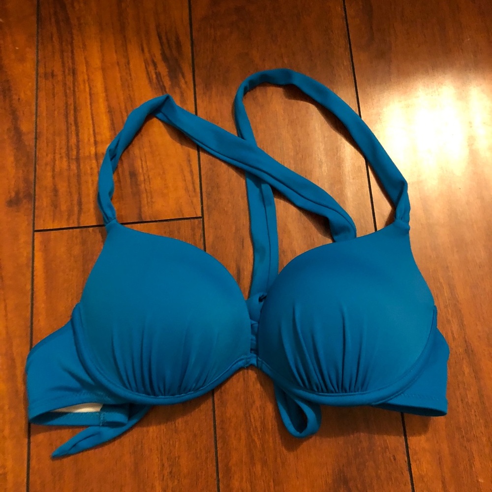 Pretty blue push up swimsuit
